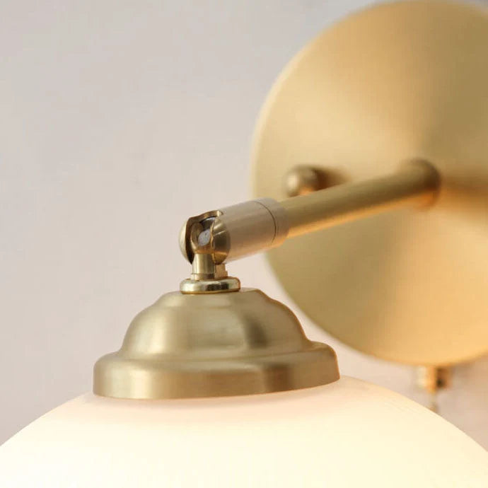 Wall Sconce Hardwired Pull Chain Ribbed White Glass
