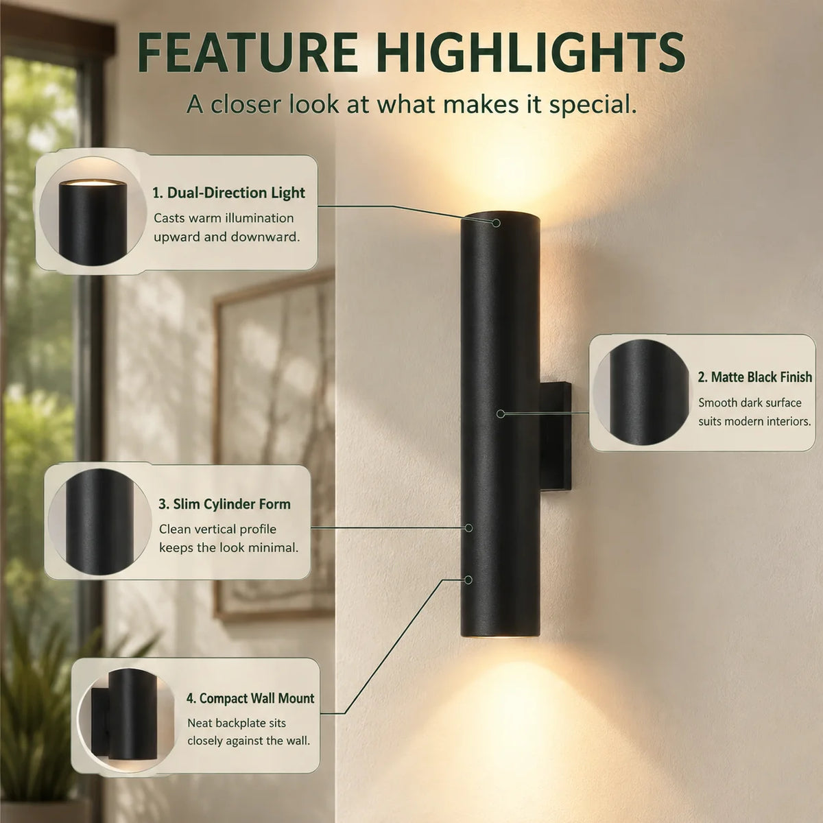 Wall Sconce Integrated LED Slim Anodized Aluminum