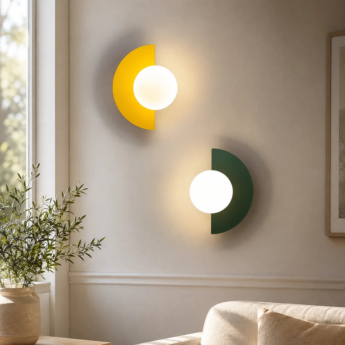 Wall Sconce Powder-Coated Metal G9 LED Warm & Cool
