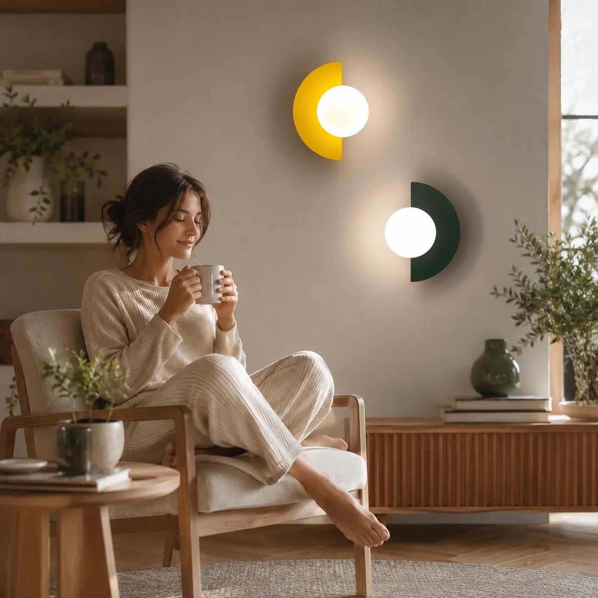 Wall Sconce Powder-Coated Metal G9 LED Warm & Cool