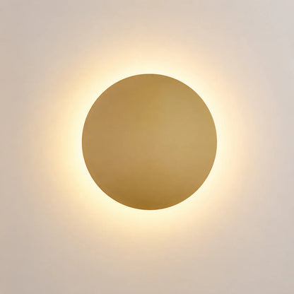 Wall Sconce Recessed LED Halo Warm White Aluminum