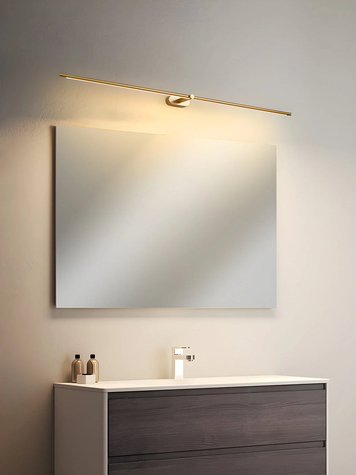 Wall Sconce Slim Linear USB Rechargeable Three Color Temperatures