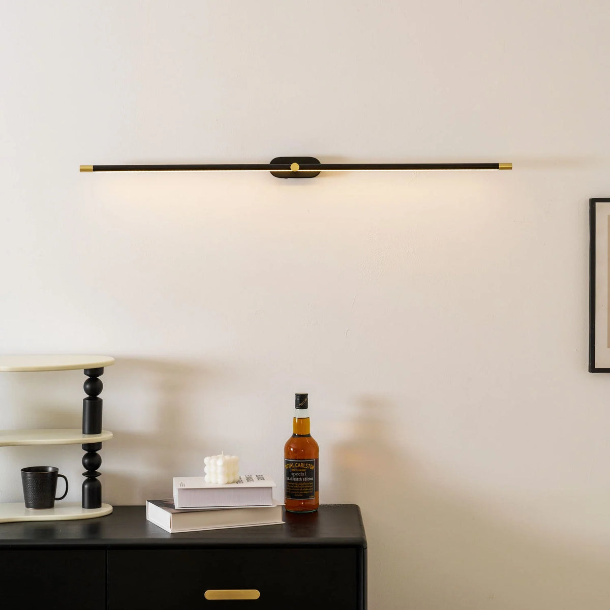 Wall Sconce Slim Linear USB Rechargeable Three Color Temperatures