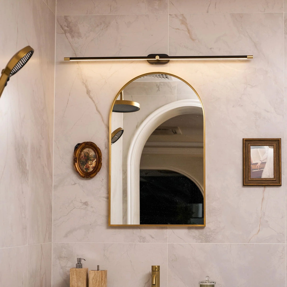 Wall Sconce Slim Linear USB Rechargeable Three Color Temperatures