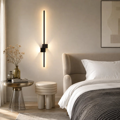 Wall Sconce Slim Metal Integrated LED Glare-Free