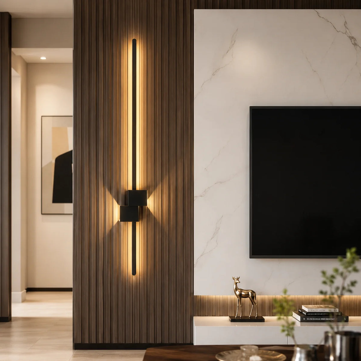 Wall Sconce Slim Metal Integrated LED Glare-Free