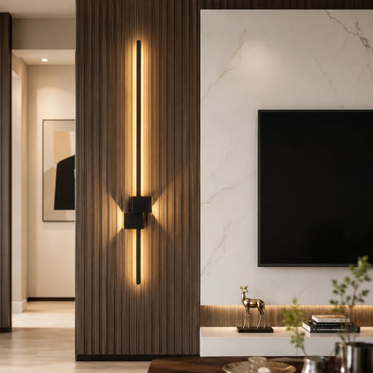 Wall Sconce Slim Metal Integrated LED Glare-Free