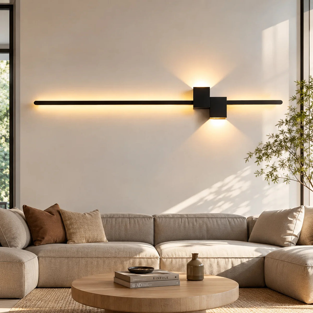 Wall Sconce Slim Metal Integrated LED Glare-Free
