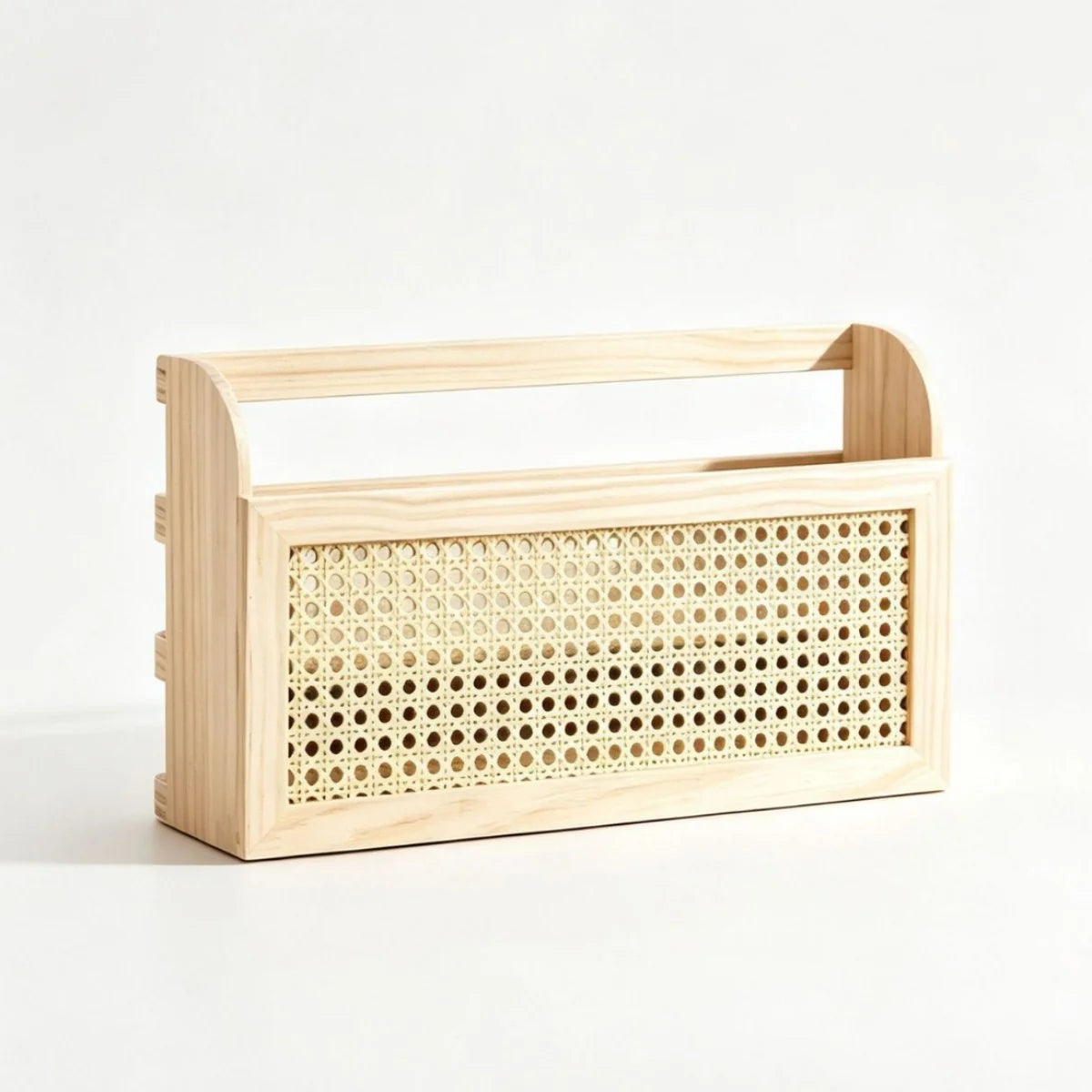 Wall Shelf Circular Bamboo Space-Saving
