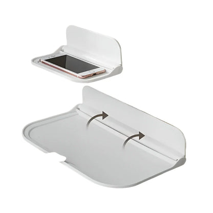 Wall Shelf Foldable No-Drill Adhesive Space-Saving Storage