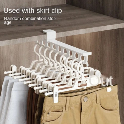 Wardrobe Pull-Out Rack Smooth-Gliding Space-Saving Clothing Storage