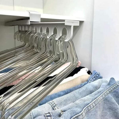 Wardrobe Pull-Out Rack Smooth-Gliding Space-Saving Clothing Storage