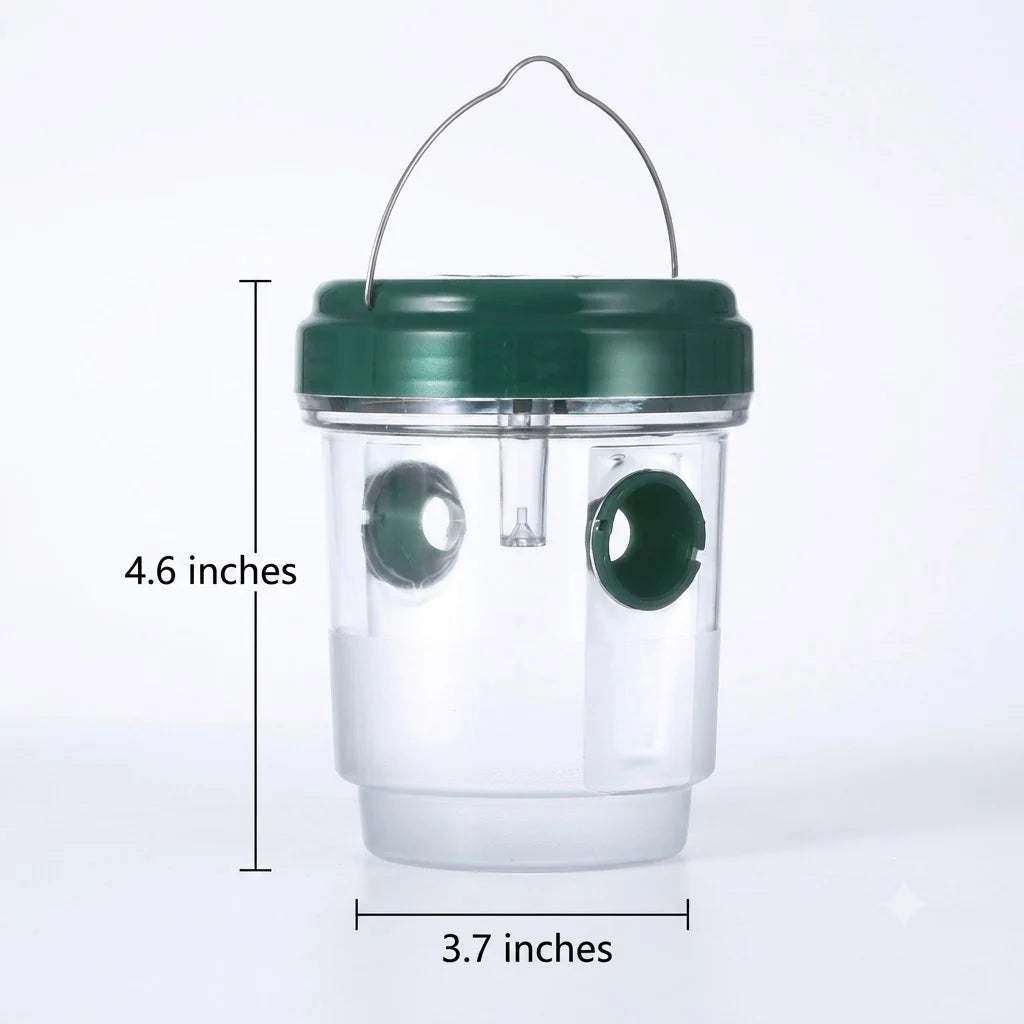 Wasp Trap Solar-Powered LED Hanging Set of 2