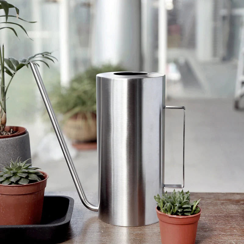 Watering Can Stainless Steel Long Precision Spout Rust-Resistant