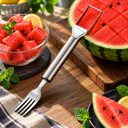 Watermelon Slicer & Serving Fork Stainless Steel