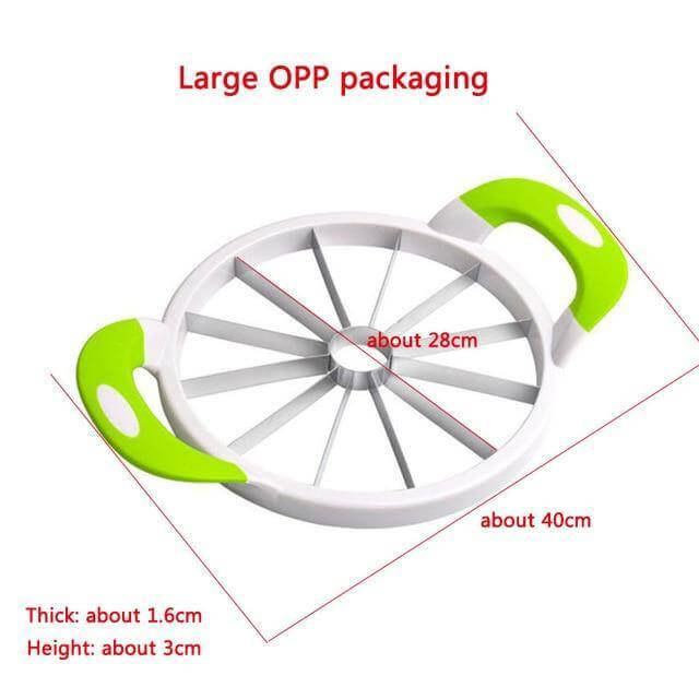Watermelon Slicer Stainless Steel Blade Dishwasher-Safe Cleanup