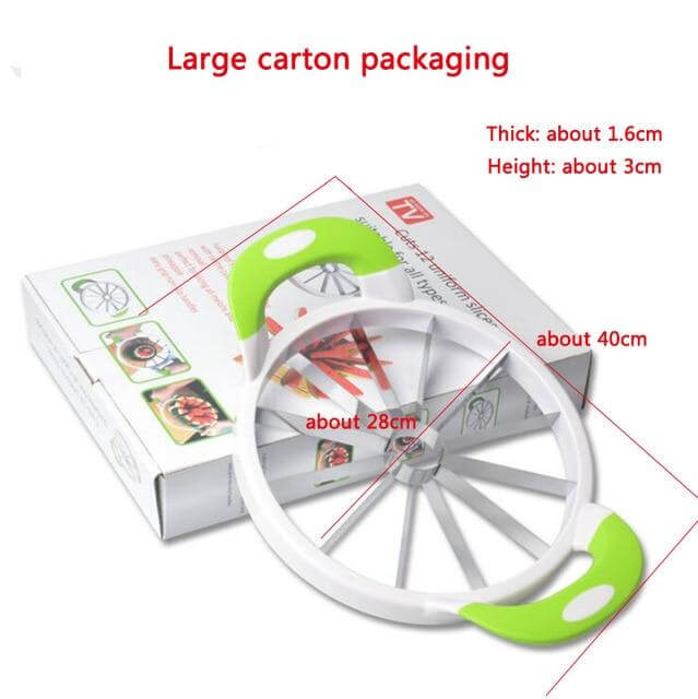Watermelon Slicer Stainless Steel Blade Dishwasher-Safe Cleanup