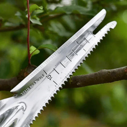 Weeding Tool Angled Blade Rust-Resistant Steel Non-Slip Grip
