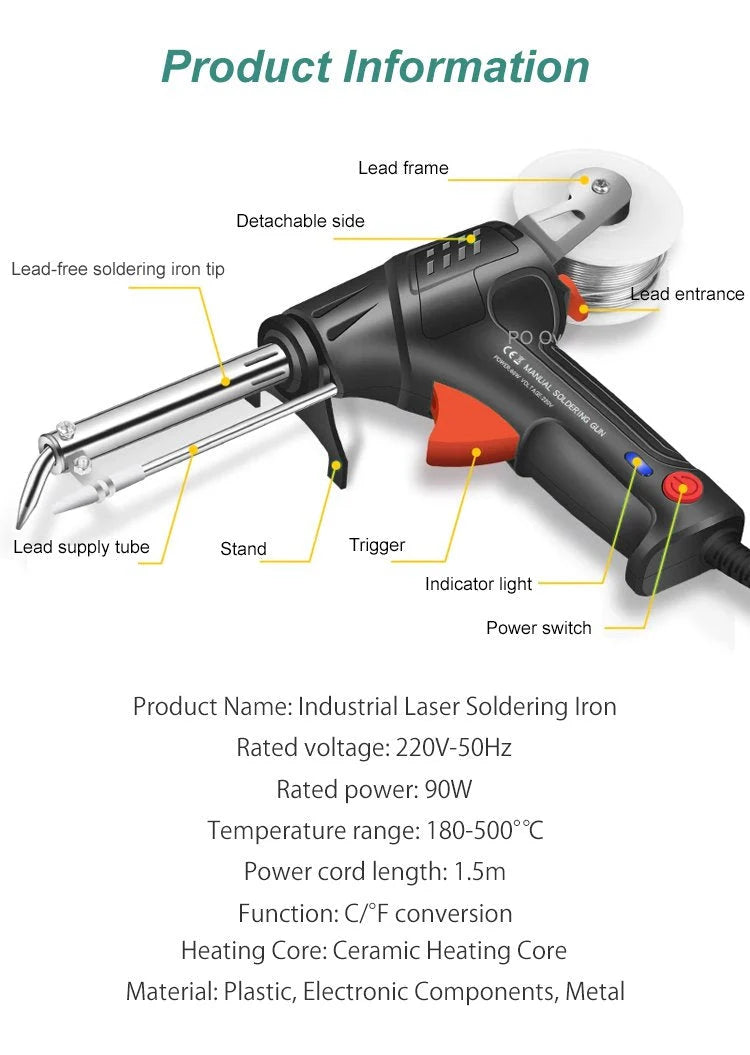 Welding & Cutting Tool 20-Second Heat-Up Ergonomic Handle