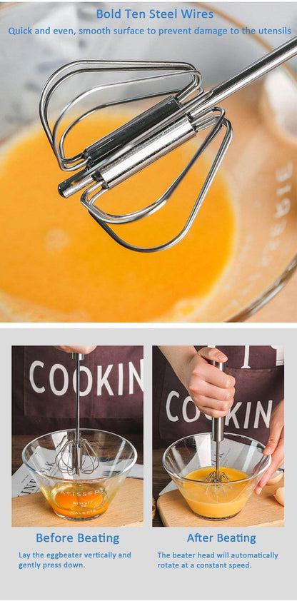 Whisk 430 Stainless Steel Non-Slip Handle