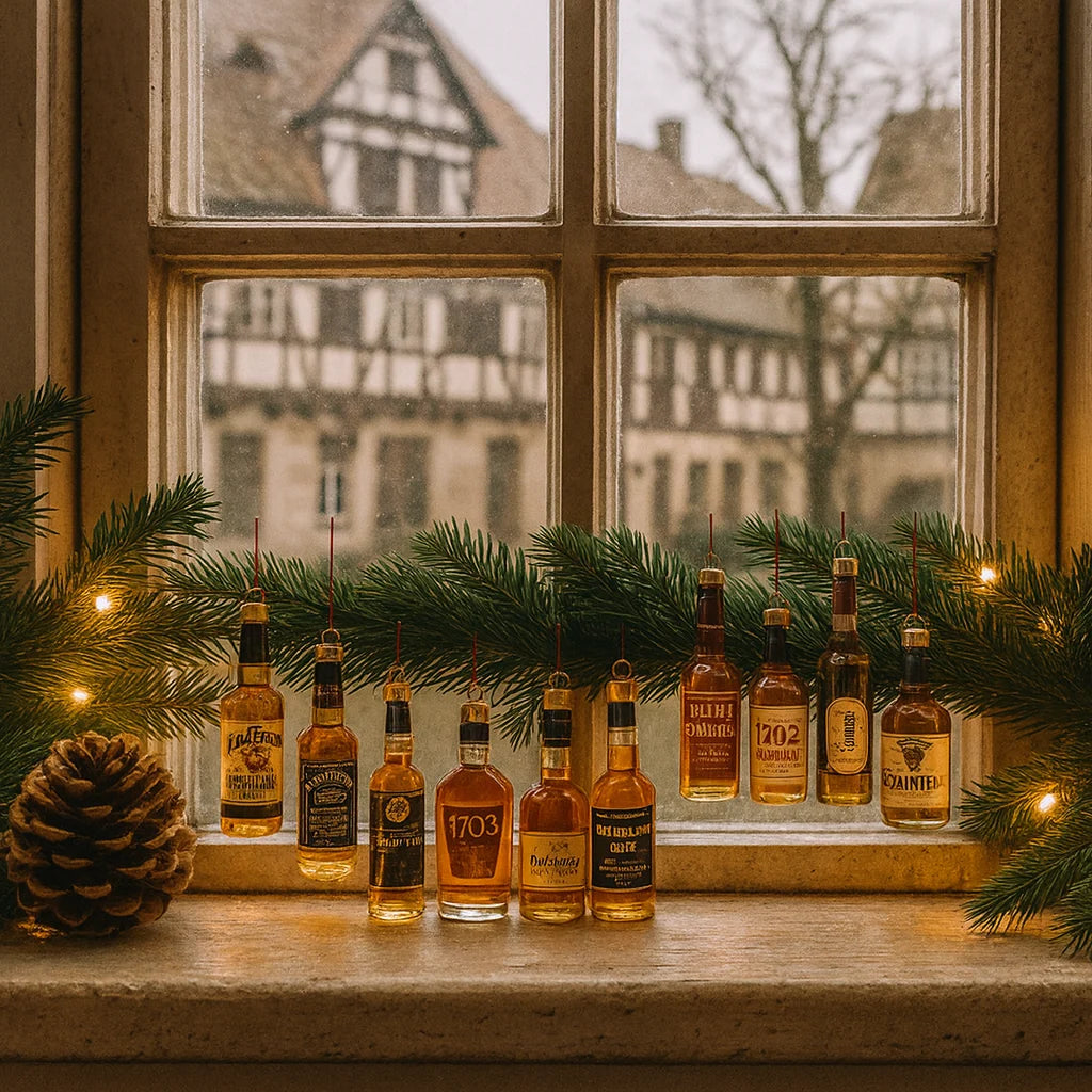 Whiskey Advent Calendar 24-Day Acrylic Bottle Replicas