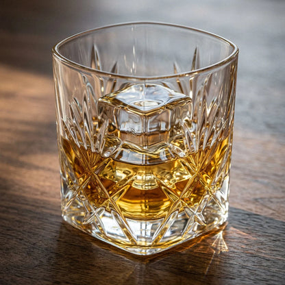 Whiskey Decanter Set Engraved 28 Oz With Four Glasses