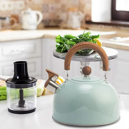 Whistling Kettle Stainless Steel 2.64 Qt Heat-Resistant Handle