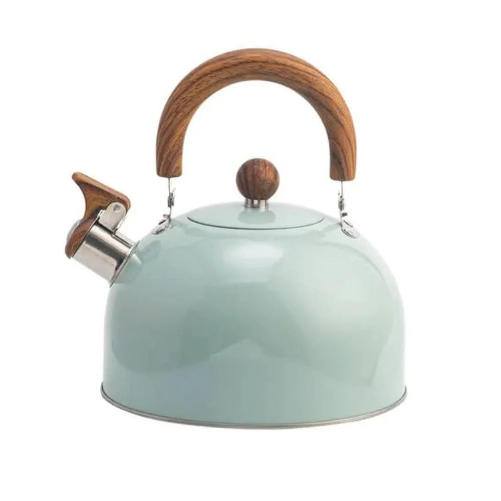 Whistling Kettle Stainless Steel 2.64 Qt Heat-Resistant Handle