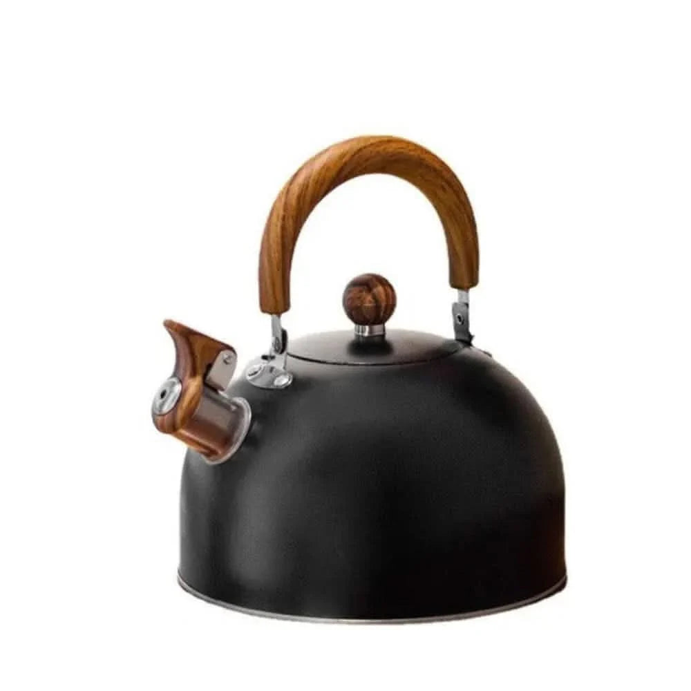 Whistling Kettle Stainless Steel 2.64 Qt Heat-Resistant Handle