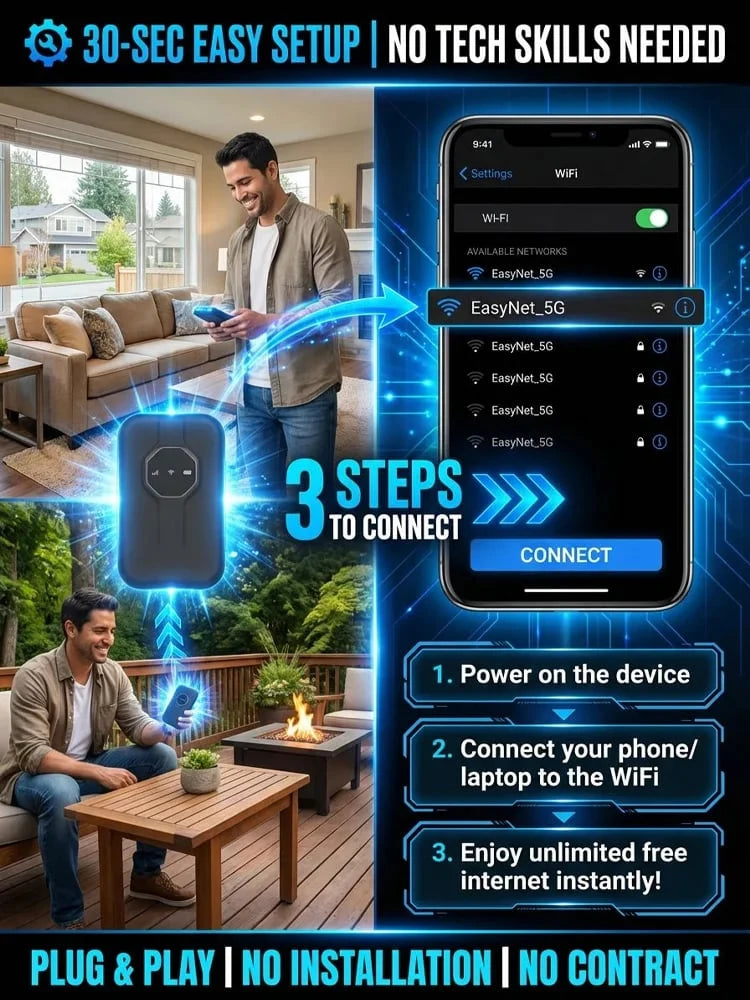 Wi-Fi Hotspot Portable Global Coverage