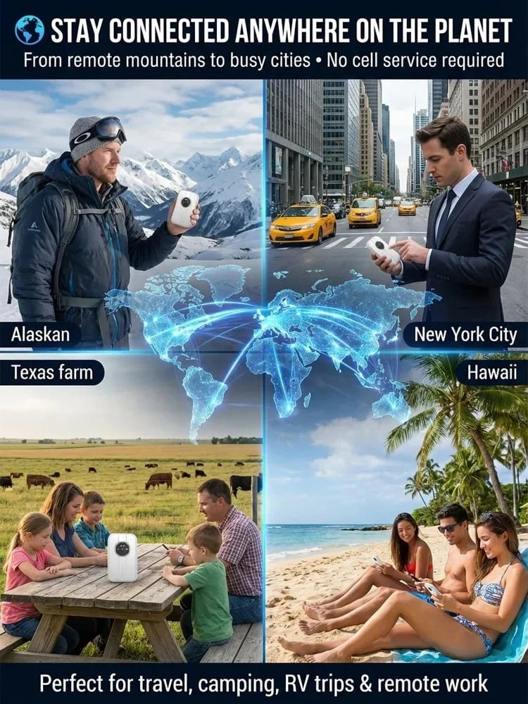 Wi-Fi Hotspot Portable Global Coverage