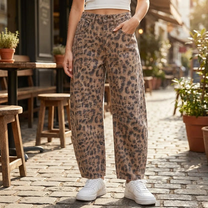 Wide-Leg Jeans High-Waist Relaxed Fit