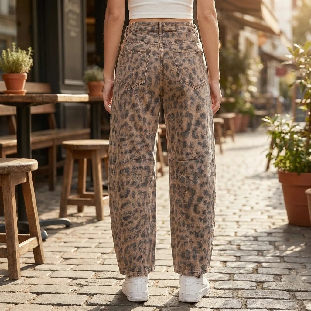Wide-Leg Jeans High-Waist Relaxed Fit