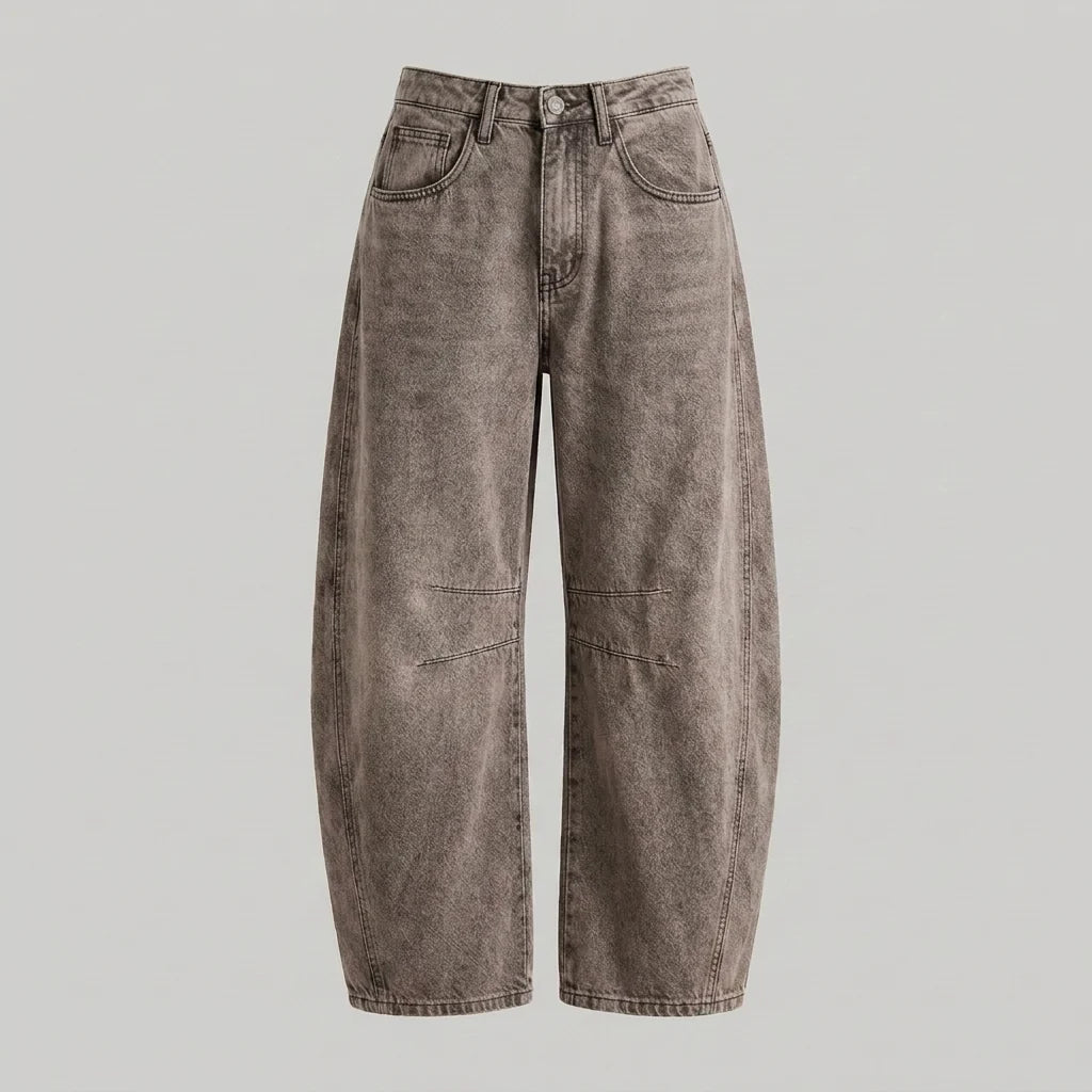 Wide-Leg Jeans High-Waist Relaxed Fit