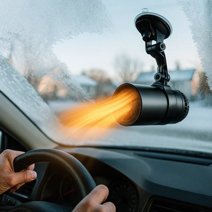 Windshield Defroster 12V Portable Dual Heat & Fan