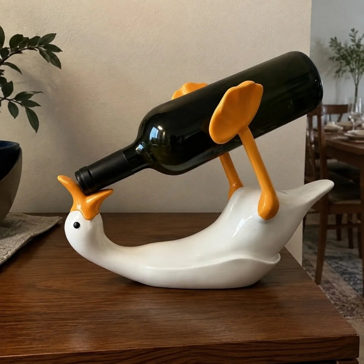 Wine Bottle Holder Balancing Goose Single Bottle