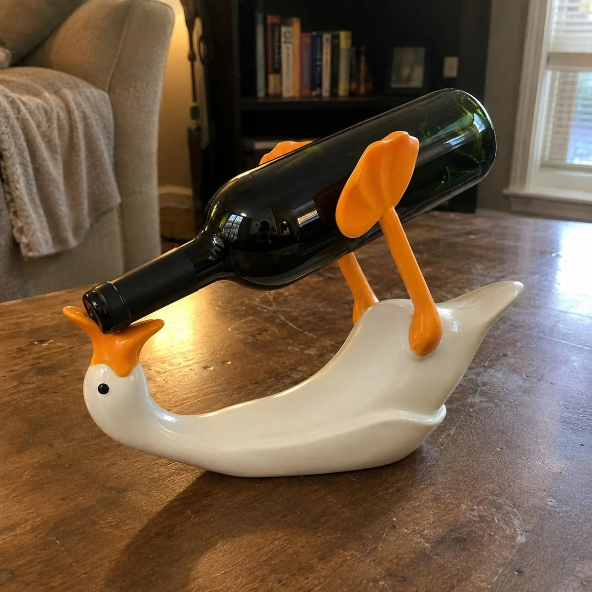 Wine Bottle Holder Balancing Goose Single Bottle
