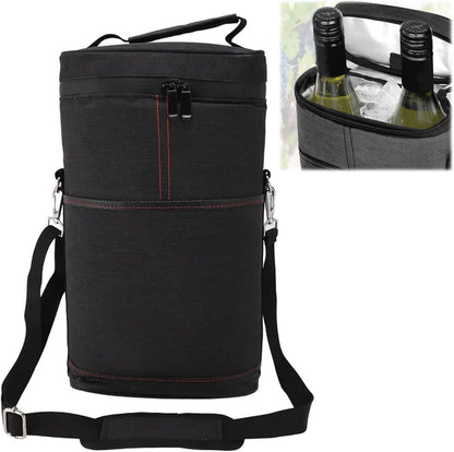 Wine Tote Insulated Leak-Proof Lining & Padded Divider