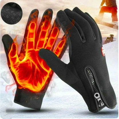Winter Gloves Fleece-Lined Touchscreen-Compatible Nonslip Grip