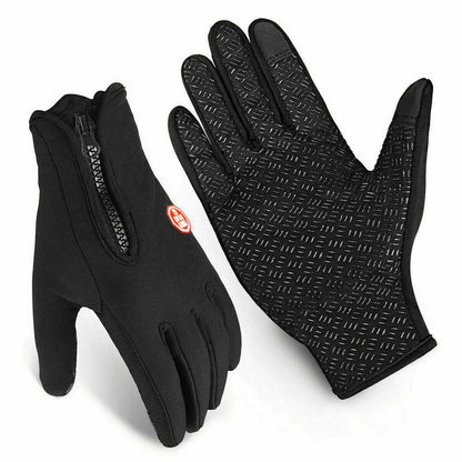 Winter Gloves Fleece-Lined Touchscreen-Compatible Nonslip Grip