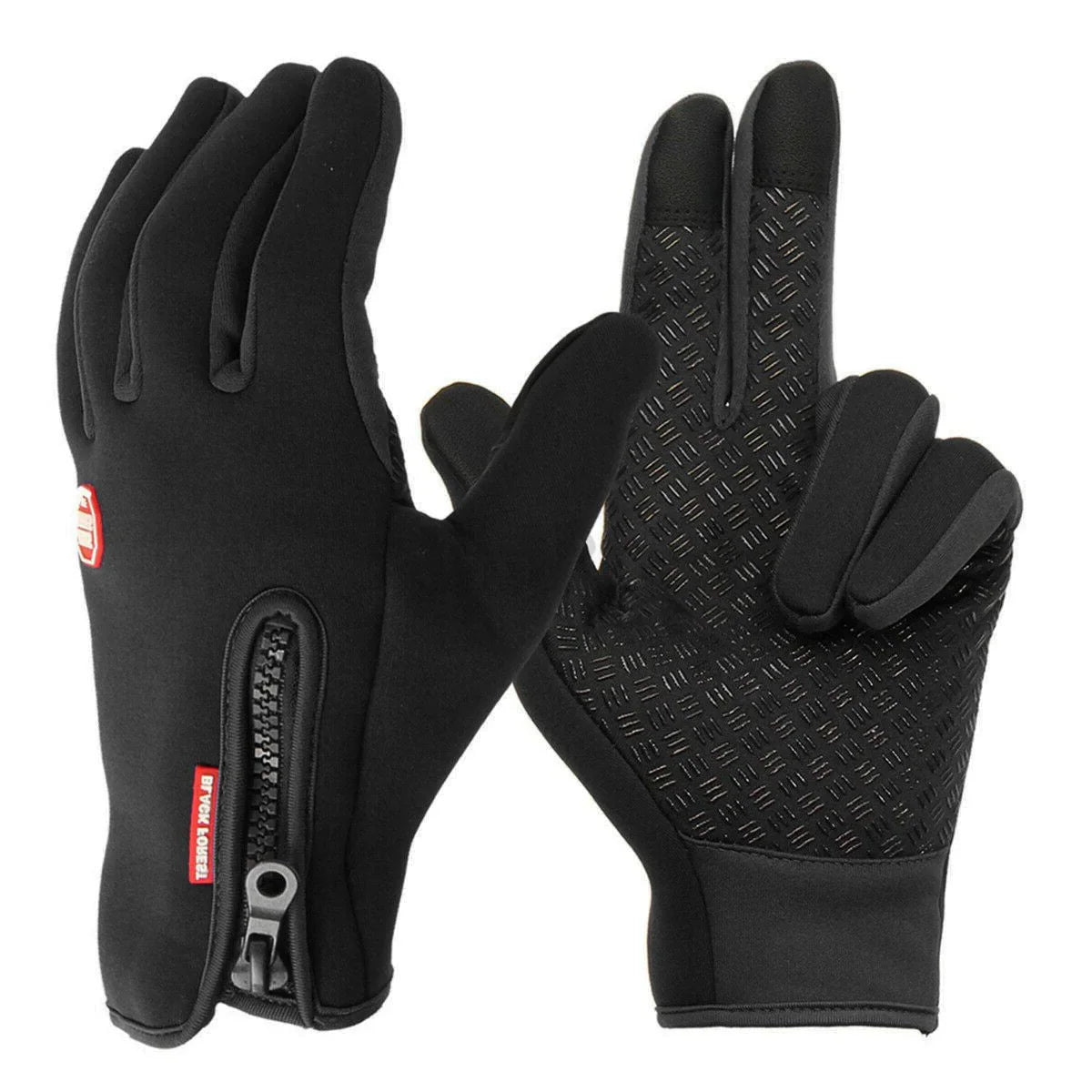 Winter Gloves Fleece-Lined Touchscreen-Compatible Nonslip Grip
