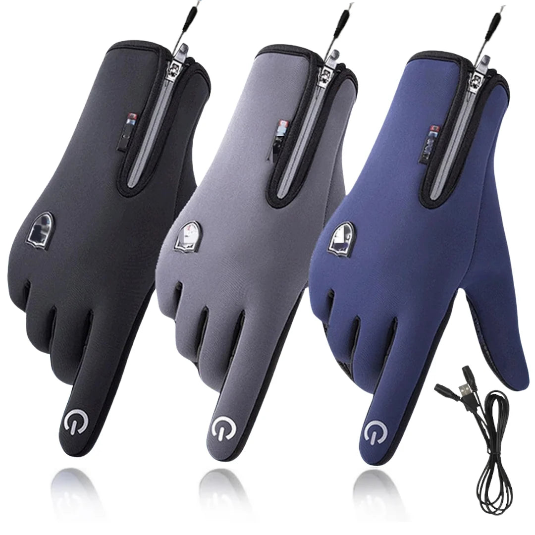 Winter Gloves USB Heated Waterproof & Windproof