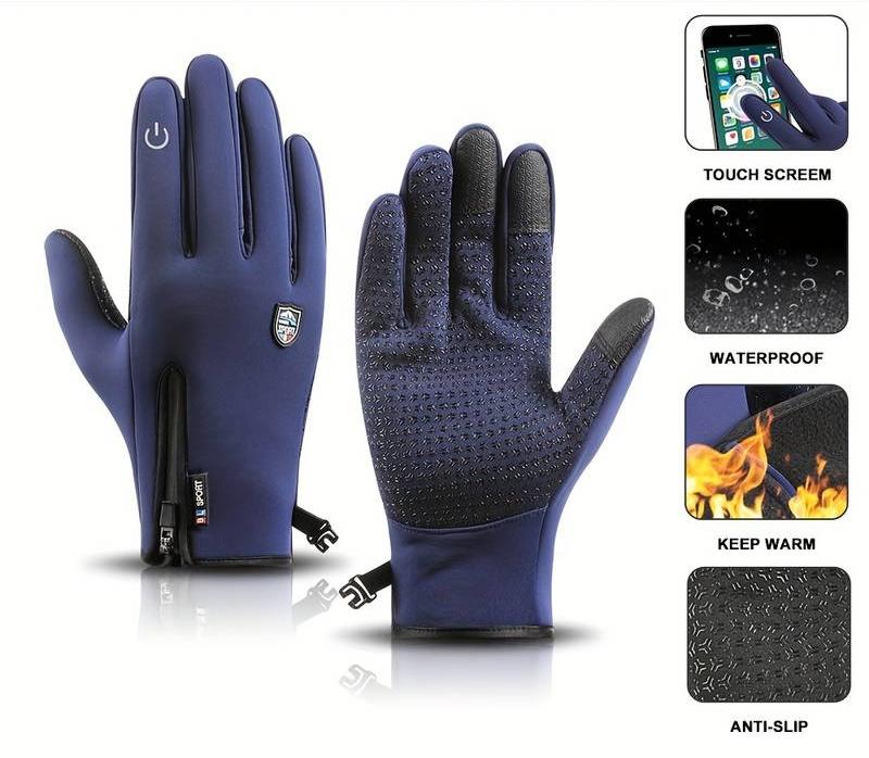 Winter Gloves USB Heated Waterproof & Windproof