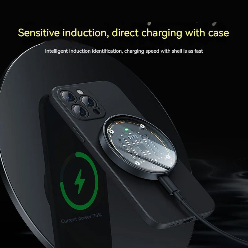 Wireless Charger Magnetic Alignment 15W Fast Charging