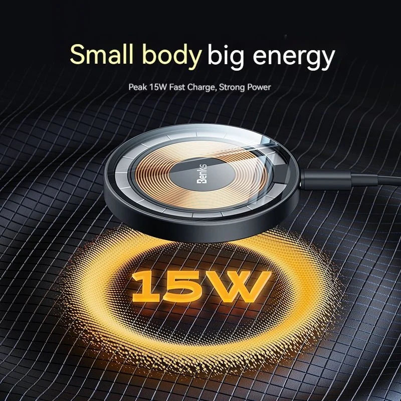 Wireless Charger Magnetic Alignment 15W Fast Charging