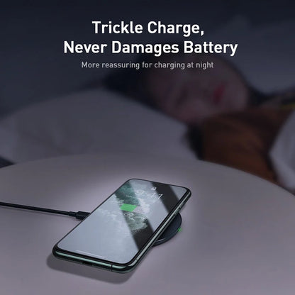 Wireless Charging Pad 15W Fast Charging Transparent Glass