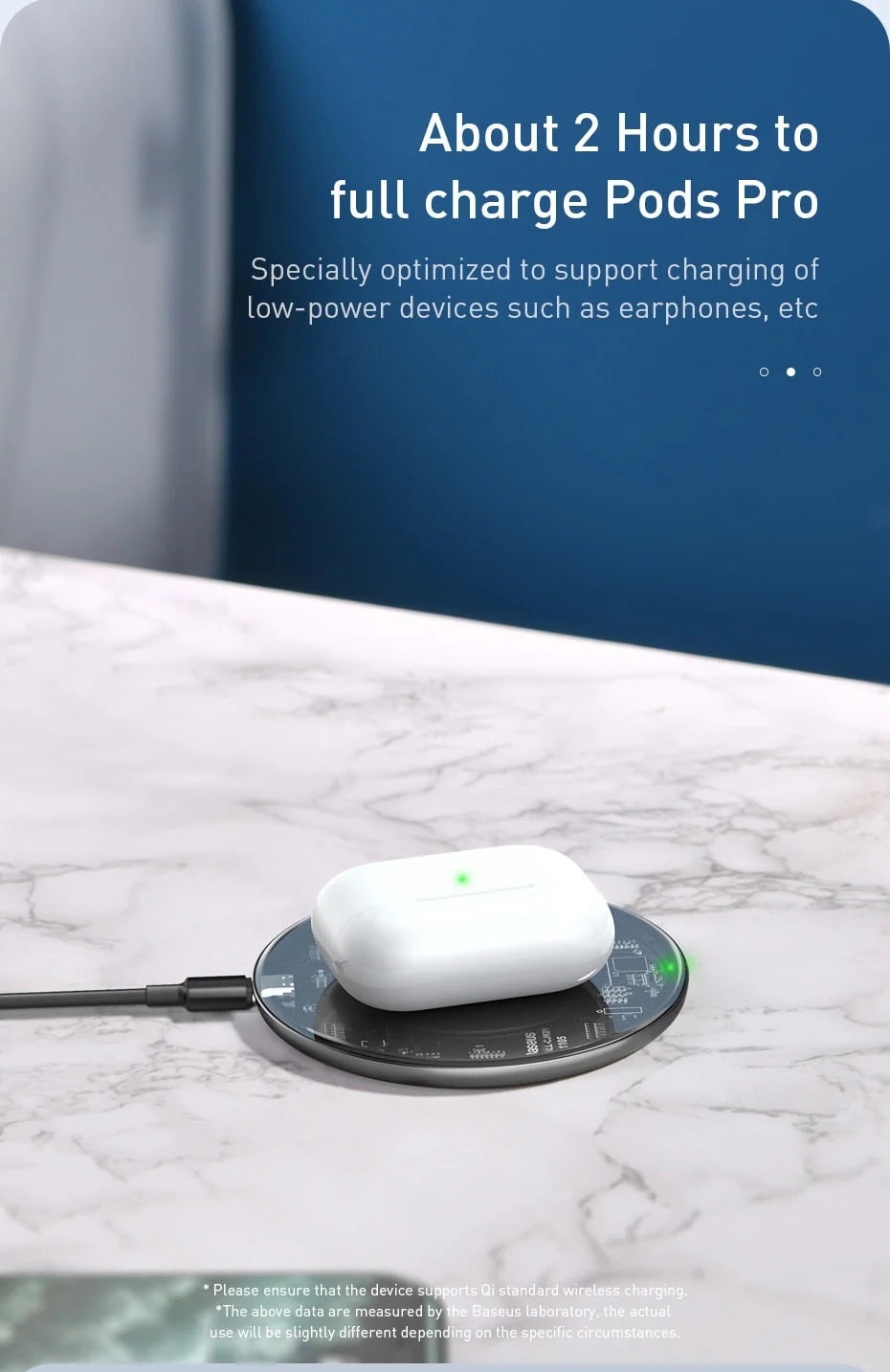 Wireless Charging Pad 15W Fast Charging Transparent Glass