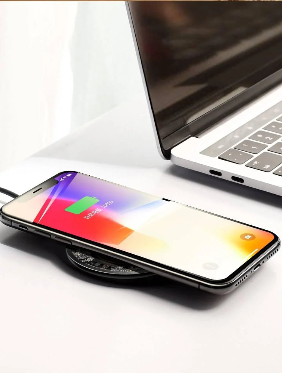 Wireless Charging Pad Qi-Compatible 10W Output