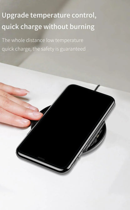 Wireless Charging Pad Qi-Compatible 10W Output