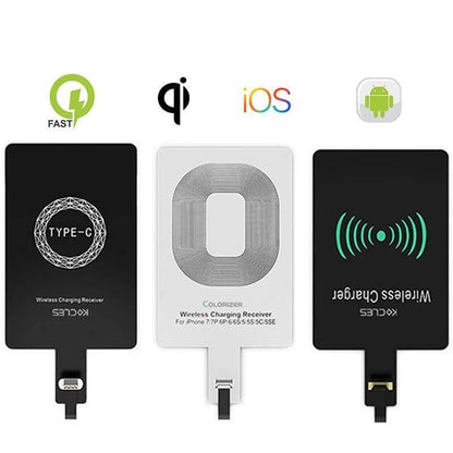 Wireless Charging Receiver Qi & A4WP Compatible Slim Design
